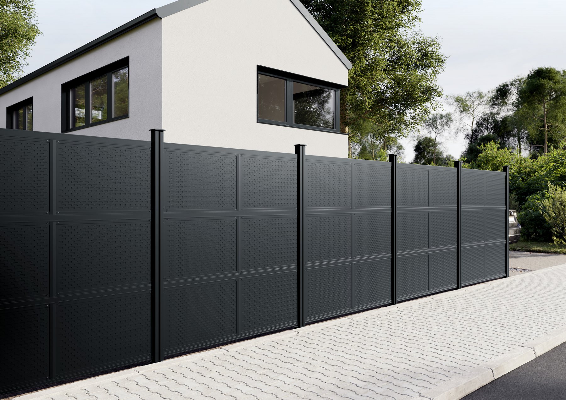 Alu-Fence Forsdal - Anthrazit 