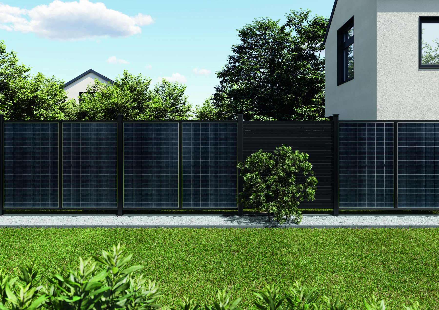 Sichtblende Solar-Fence