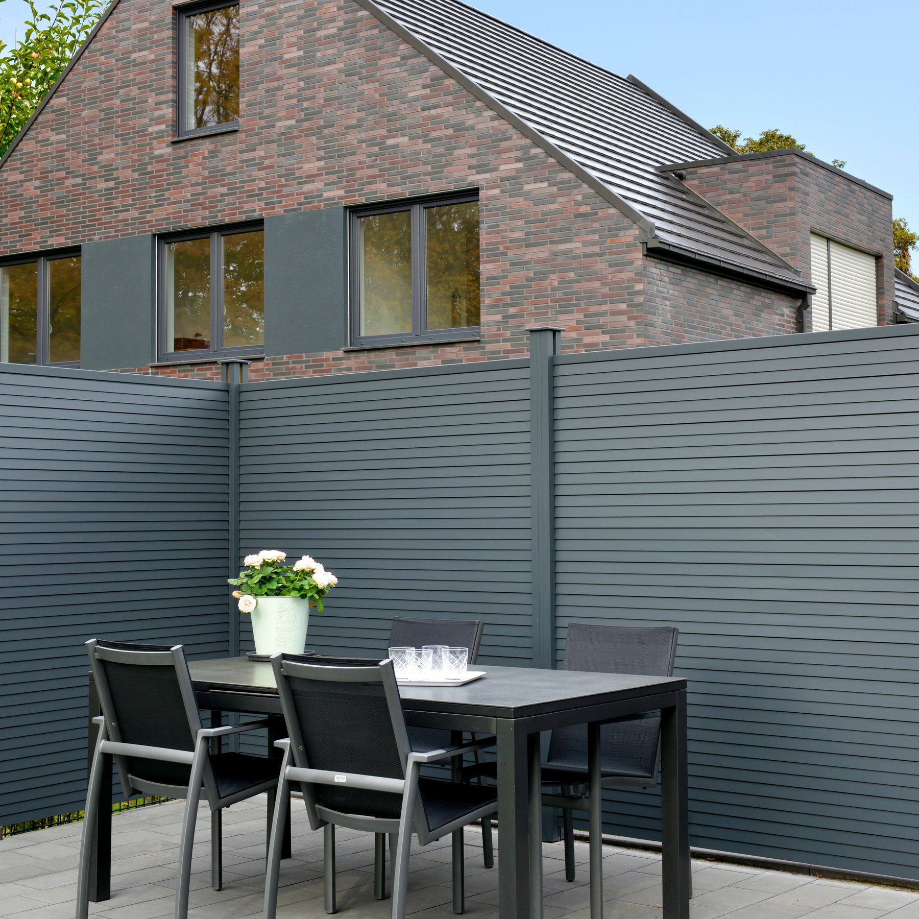 Alu-Fence Juel Anthrazit
